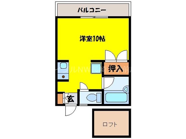 サニーハイツの物件間取画像